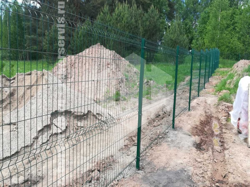 3D забор 80 метров высота 1,8м 5мм