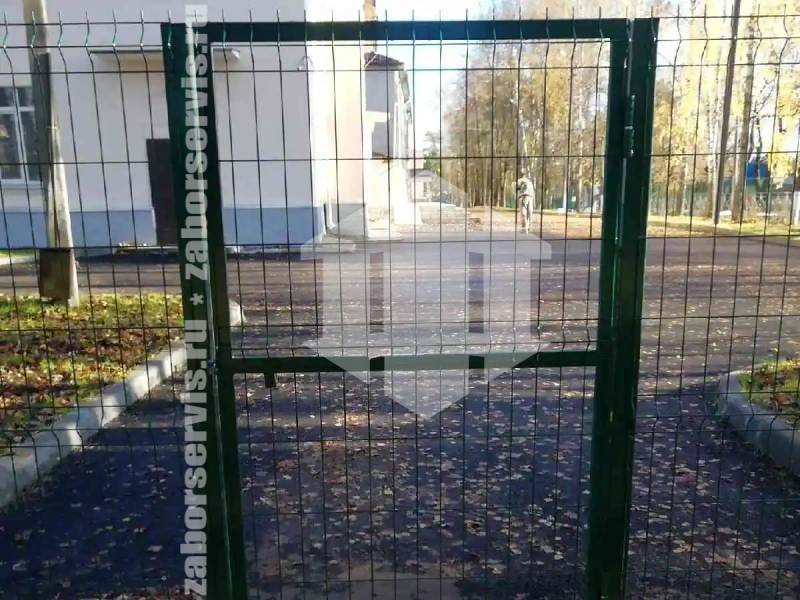 3D заборы для школы 140 метров высота 2,0м