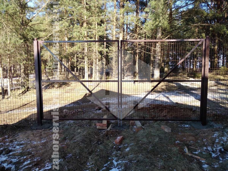 3D заборы для частного дома 6 соток 3,5мм