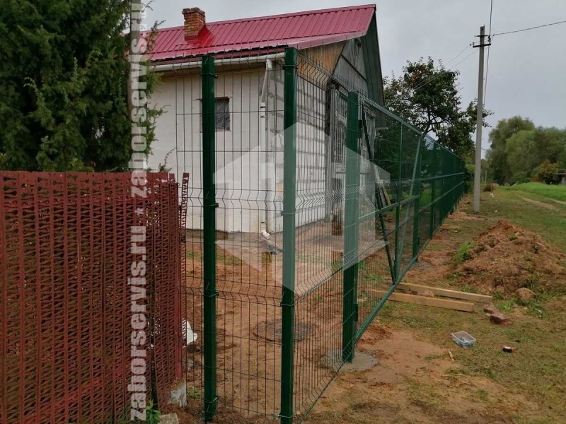 3D заборы 12 метров для частного дома 4мм