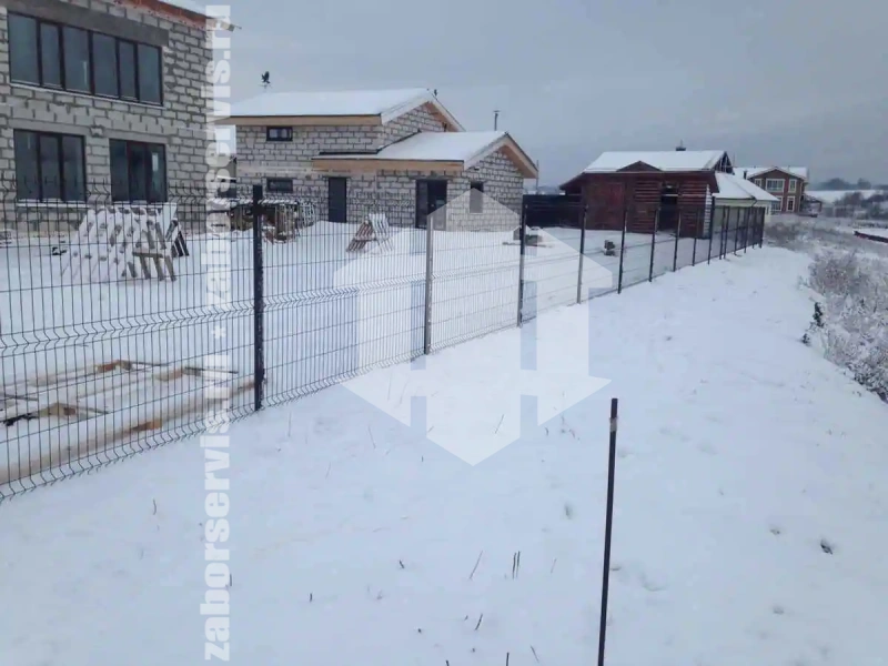 3D заборы для частного дома 73 метра 4мм