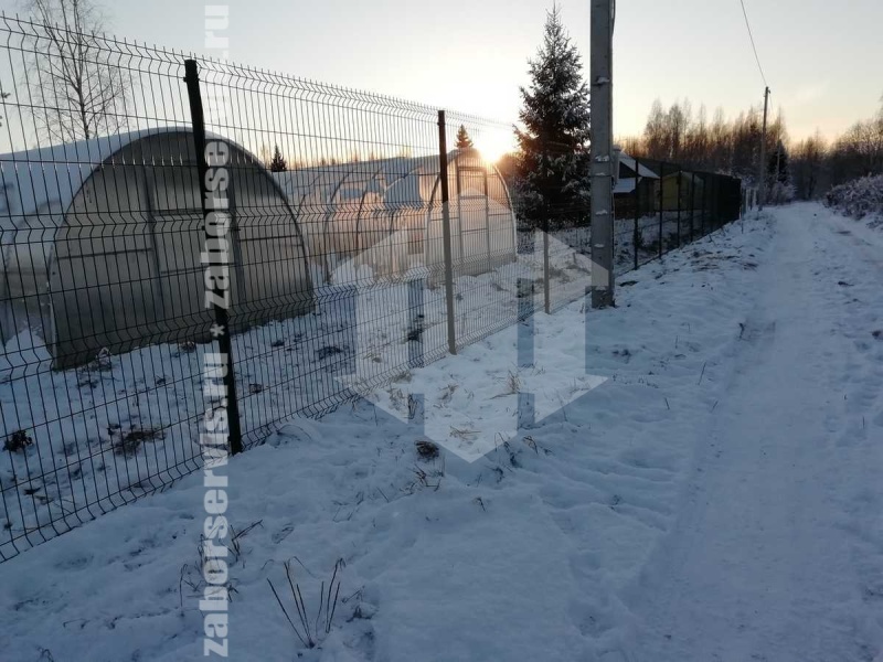 3D заборы 150 метров для частного дома 3,5мм