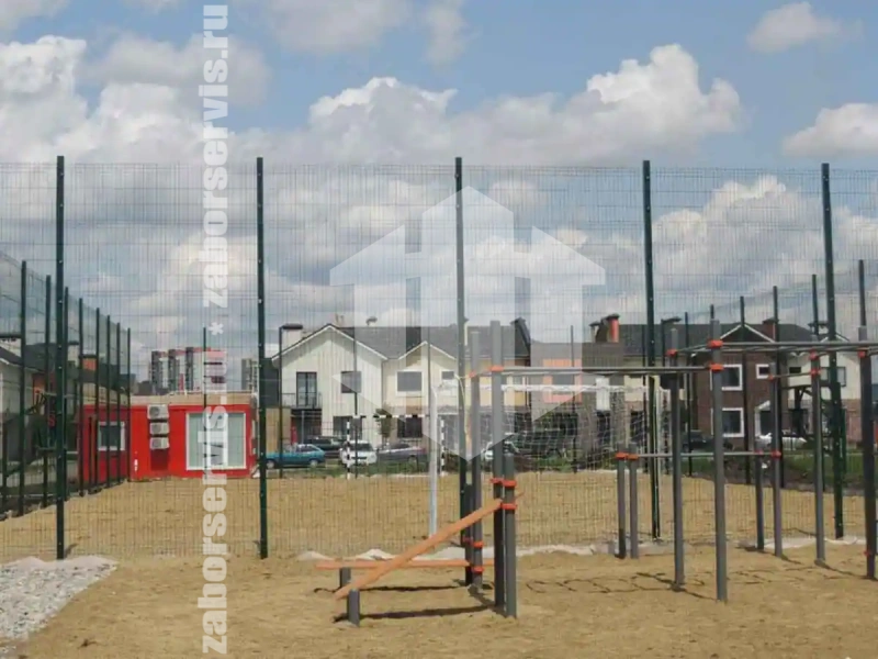 Забор из сетки гиттер 165 метров