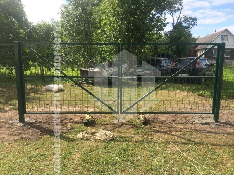 3D забор 155 метров  4мм пример 5мм