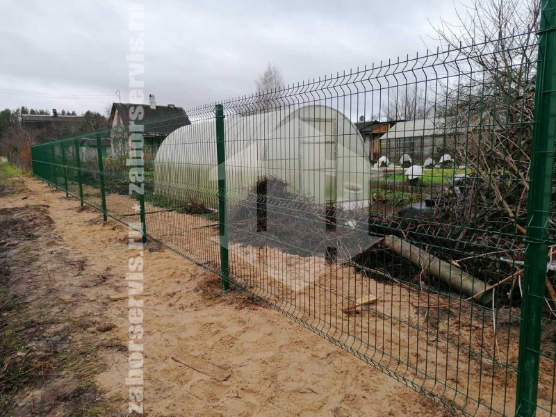 3D забор 140 метров 6мм пример 1 3,5мм