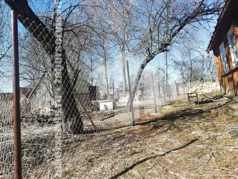 Забор из сетки рабицы оцинкованный 85 метров