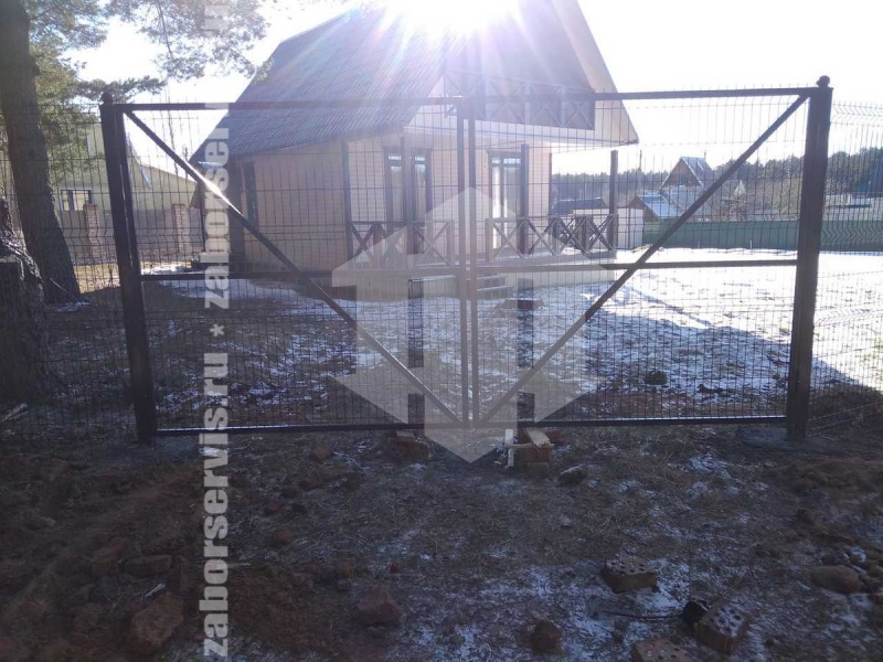 3D заборы для частного дома 6 соток 3,5мм