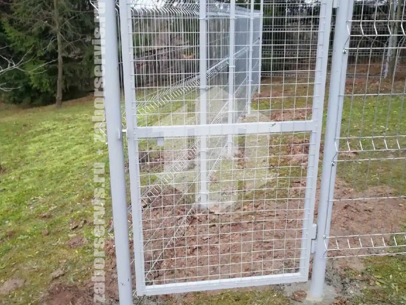 Забор из сетки гиттер 56 метров