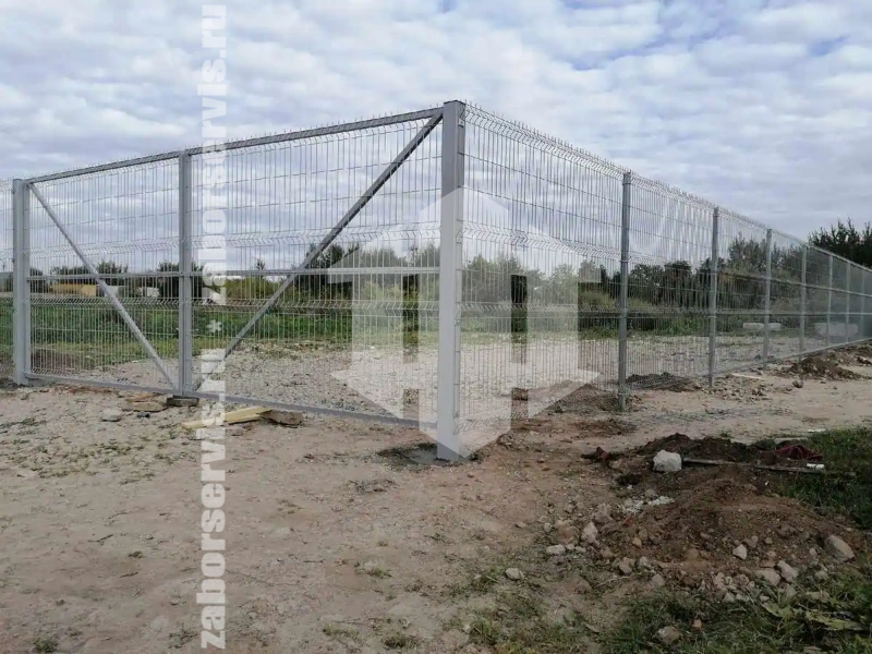 3Д оцинкованный забор 100 метров