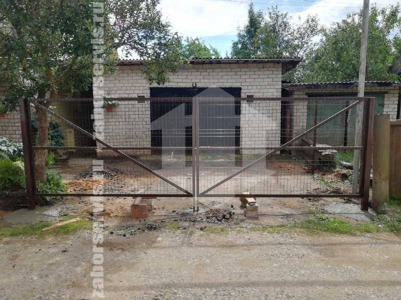 3D заборы для частного дома 10 метров 6мм