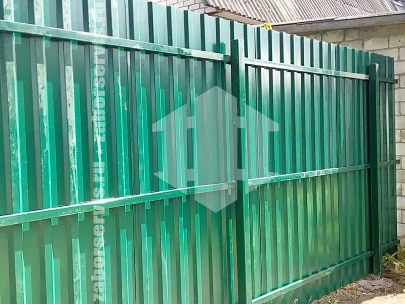 Забор из профнастила 20 метров