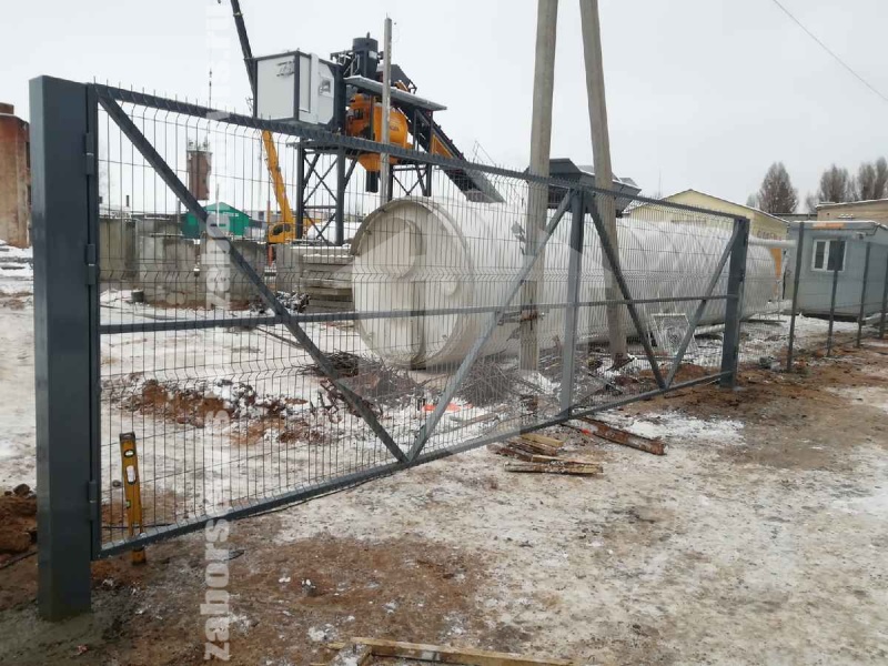 3D забор 126 метров серый 4мм