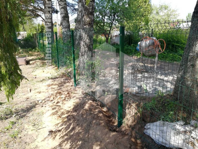 3D забор 126 метров зеленый пример 3 4мм