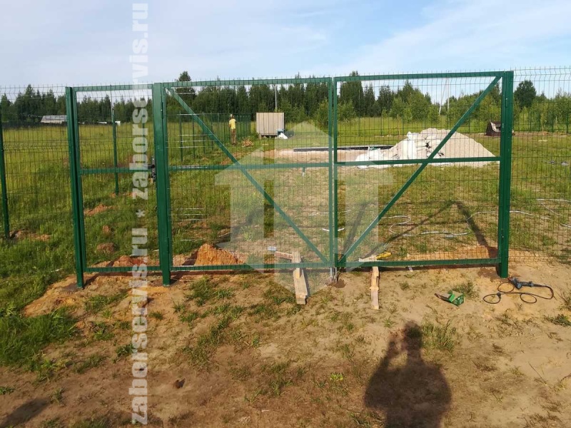 3D заборы 90 метров высота 1,8м 5мм