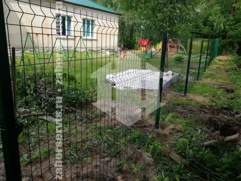 3D заборы для детского сада 35 метров высота 1,8м