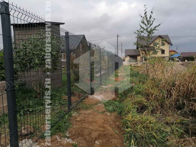 3D забор 98 метров черный 6мм