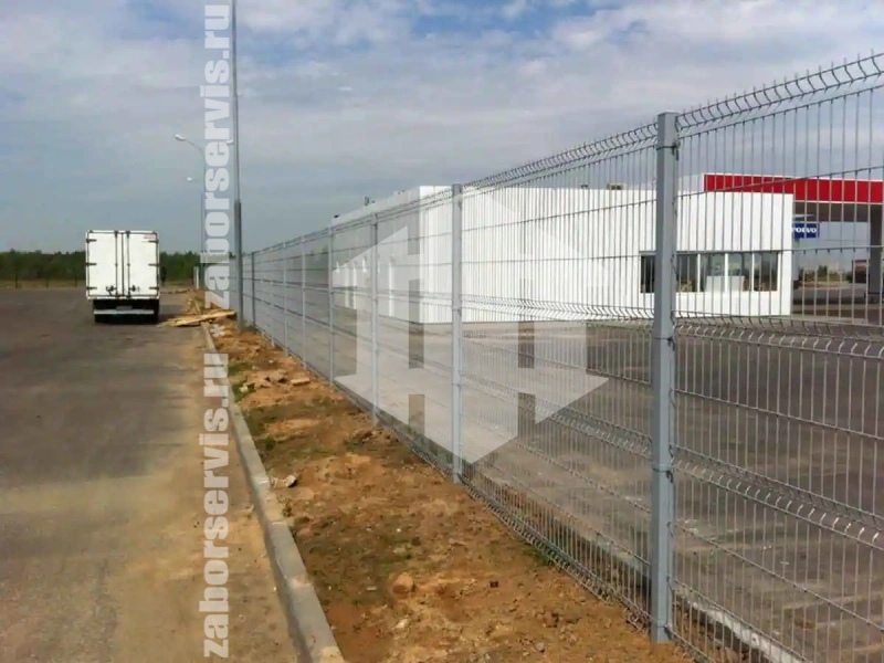 3D забор 125 метров белый 5мм